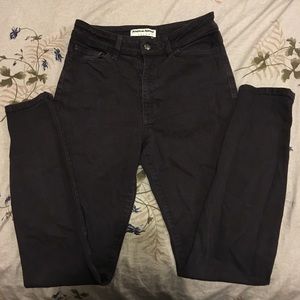 American Apparel Purple Jeans